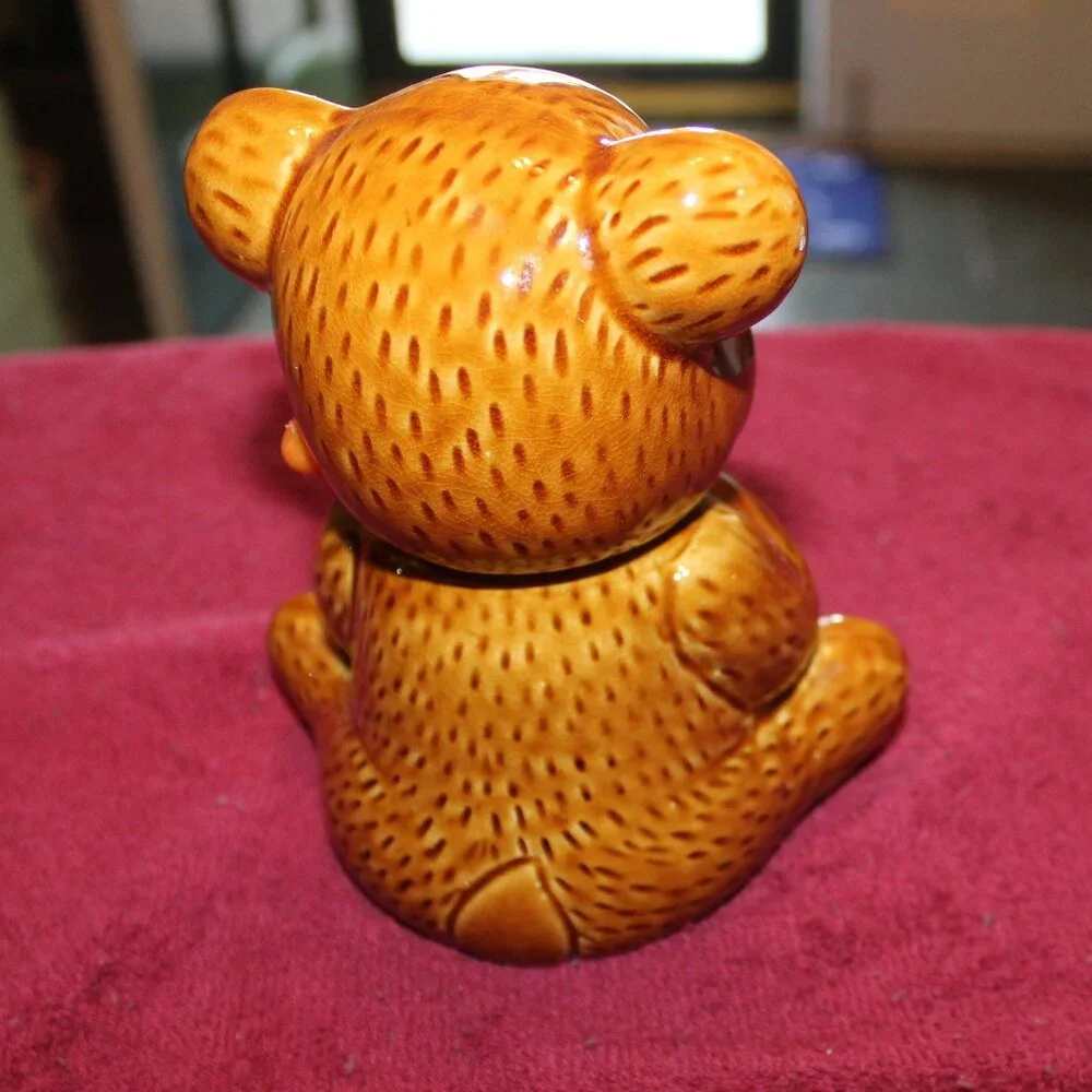 Vintage Ceramic Honey Bear Pot